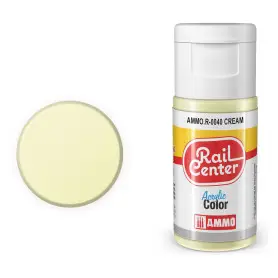 Peinture acrylique crème Rail Center 20ml - AMMO R-0040