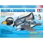 Pingouin marcheur & Nageur animé à assembler - Tamiya 70271