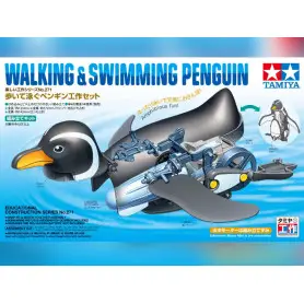 Pingouin marcheur & Nageur animé à assembler - Tamiya 70271