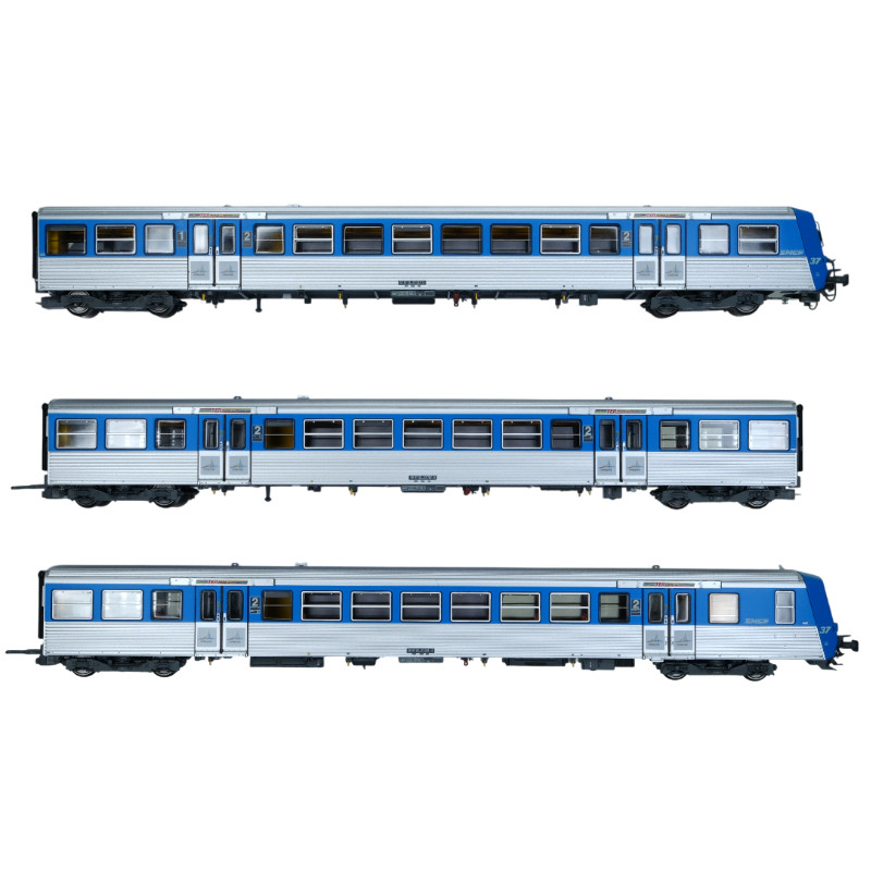 Rame réversible RRR, TER Rhône Alpes N°37 SNCF ép IV-V - SNCF - HO 1/87 - EPM E 41.49.15