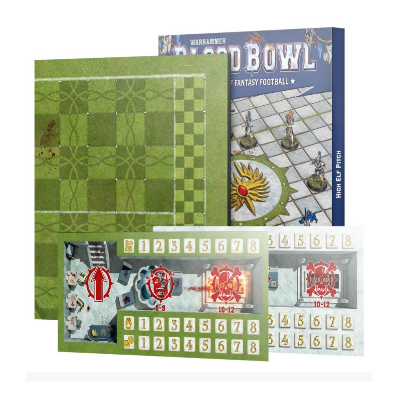 Blood Bowl Équipe de Hauts Elfes: Terrain et Fosses Double Face – Édition de la 3e Saison 202-65