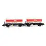 Coffret 2 wagons-citernes à gaz AGA ép. IV - SNCF - N 1/160 - ARNOLD HN6720