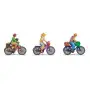 3x cyclistes - Z 1/220 - NOCH 44532
