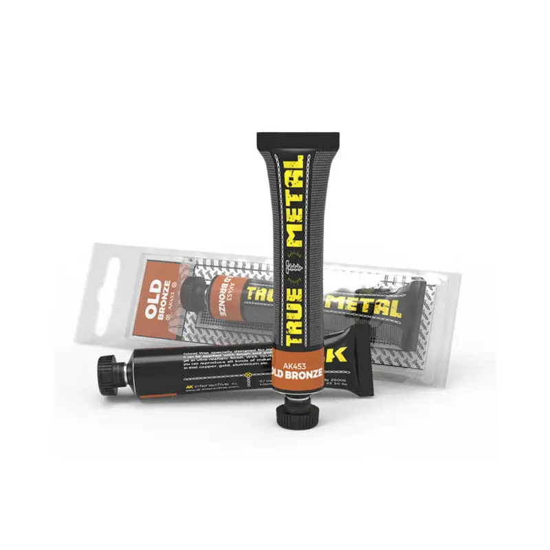 Peinture métallique TRUE METAL Old Bronze - AK INTERACTIVE AK453