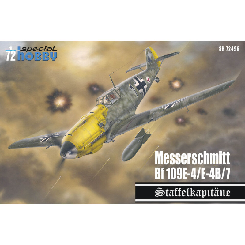 Messerschmitt Bf 109E-4/7 Staffelkapitäne - 1/72 - SPECIAL HOBBY 72496