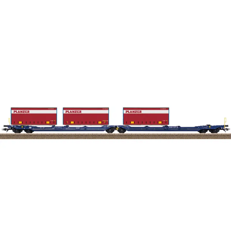 Trix 24470 voie H0 Voiture de poche double DB AG Sdggmrss