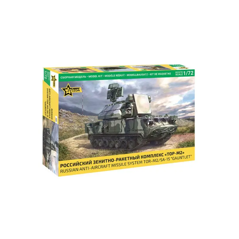 Système de missiles antiaériens russe TOR-M2 SA-15 « Gantelet » - 1/72 - ZVEZDA 5081