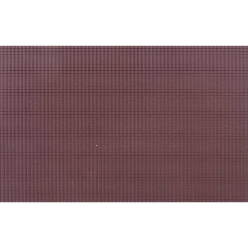 Plaque tuile rouge-brun 319 x 199 mm - échelle HO 1/87 - FALLER 180745