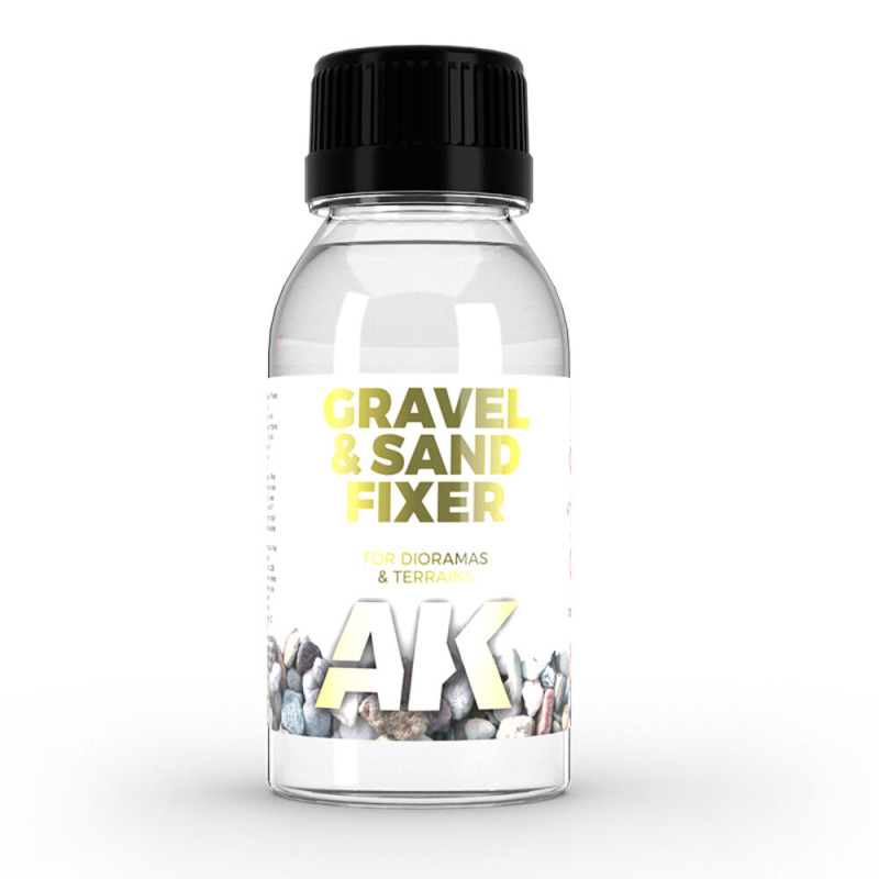 Colle pour sable et graviers de diorama 100ml - AK INTERACTIVE AK118