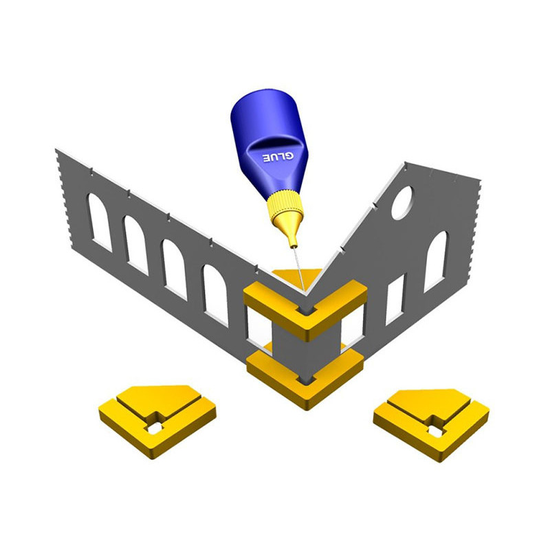 2x carrés magnétique Snap & Glue à 90 degrés - PROSES PR-SS-02