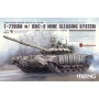 Char de combat principal russe T-72B3M avec système de déminage KMT-8 - 1/35 - MENG TS-053