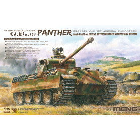 Char moyen allemand Sd.Kfz.171 Panther AusG Late - 1/35 - MENG TS-054