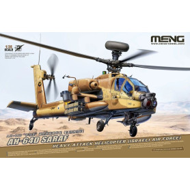 Hélicoptère d'attaque lourd AH-64D Saraf (Force aérienne israélienne) - 1/35 - MENG QS-005