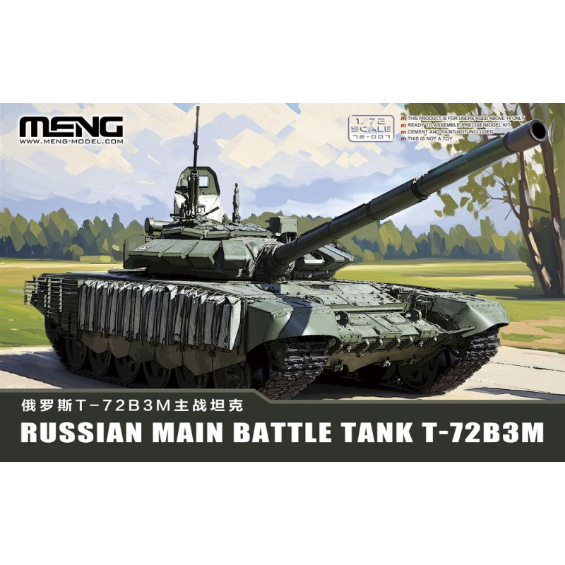 Char de combat principal russe T-72B3M - 1/72 - MENG 72-007