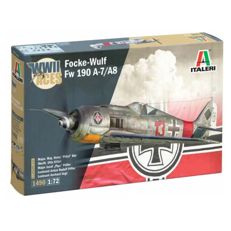 Focke-Wulf FW 190 A-7/A8 ACES - échelle 1/72 - ITALERI 1490