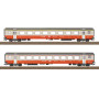Coffret de 2x voitures voyageurs Swiss Express SBB-CFF HO 1/87 ép. IV - TRIX 23691