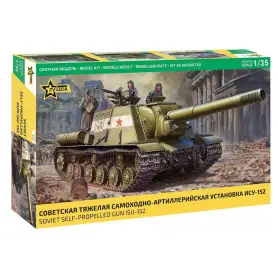 Canon automoteur soviétique ISU-152 - 1/35 - ZVEZDA 3721