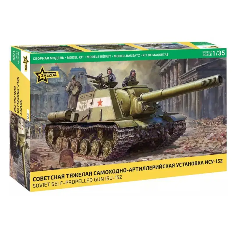Canon automoteur soviétique ISU-152 - 1/35 - ZVEZDA 3721