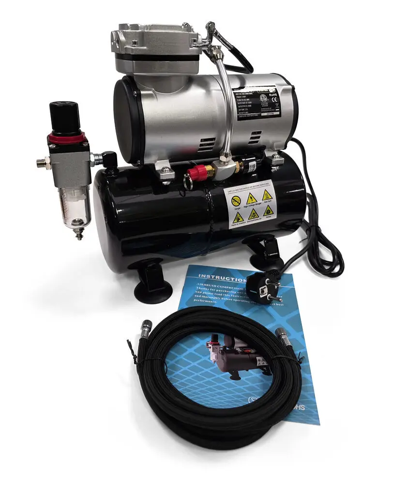 Compresseur portable avec réservoir 3L type AS186 - VALLEJO F160187