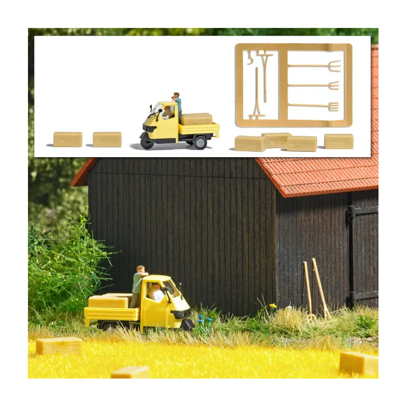 Transport de foin - HO 1/87 - BUSCH 7934