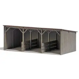Hangar ouvert - HO 1/87 - BUSCH 1899