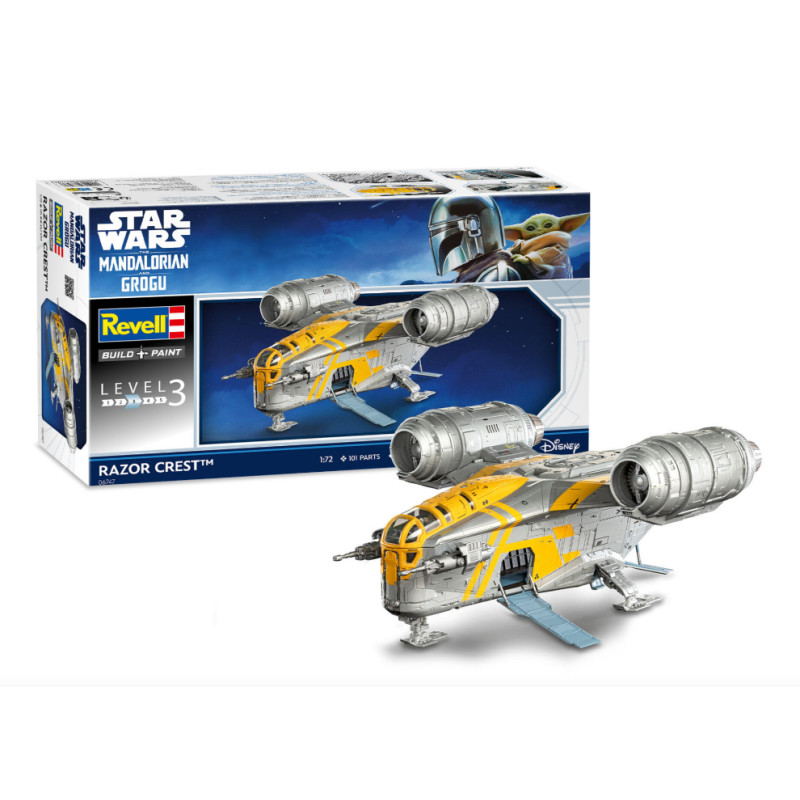 Le Mandalorien et Grogu : Maquette Razor Crest - 1/72 - REVELL 06747