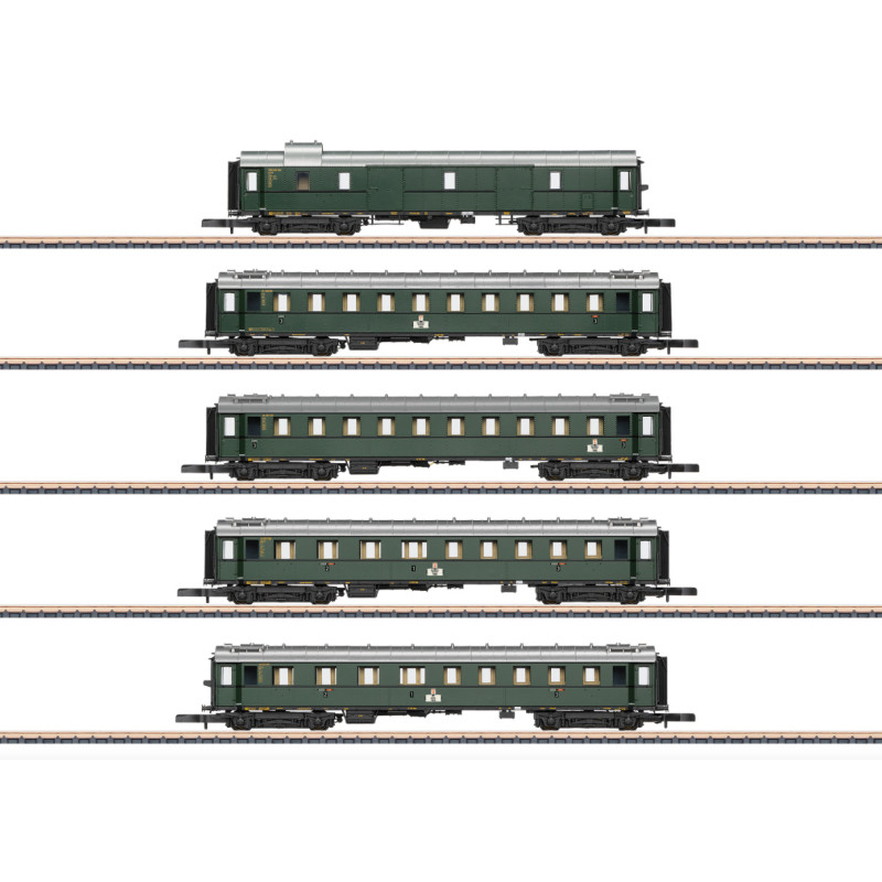 Set voitures voyageurs train express années 30 - Z 1/220 - MARKLIN - 87620