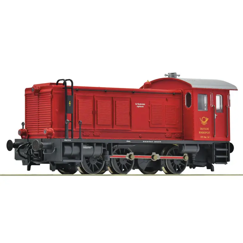 Locomotive diesel n° 1, DBP Deutsch Post ép. III-IV - analogique - HO 1/87 - ROCO 7300083