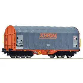 Wagon à bâche coulissante, Sogetank ép. VI - HO 1/87 - ROCO 6600133