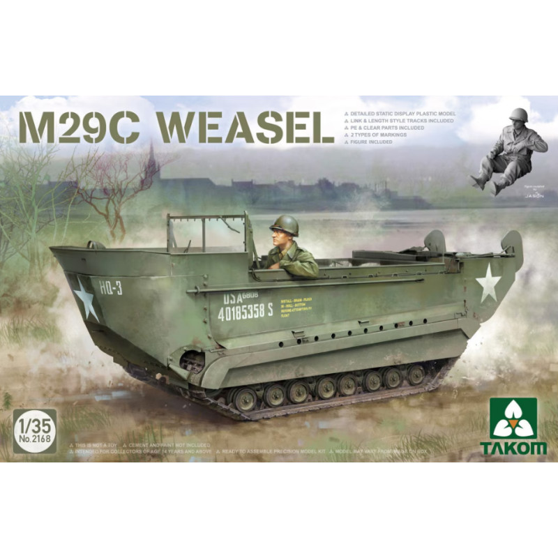 Chenillette amphibie M29C Weasel - échelle 1/35 - TAKOM 2168