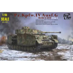 Char Pz.Kpfw.IV Ausf.G Milieu/Fin - échelle 1/35 - BORDER MODEL BT-001