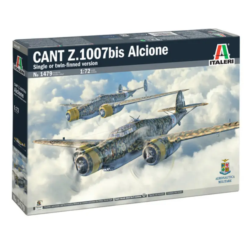 Bombardier CANT Z.1007bis Alcyone - échelle 1/72 - ITALERI 1479
