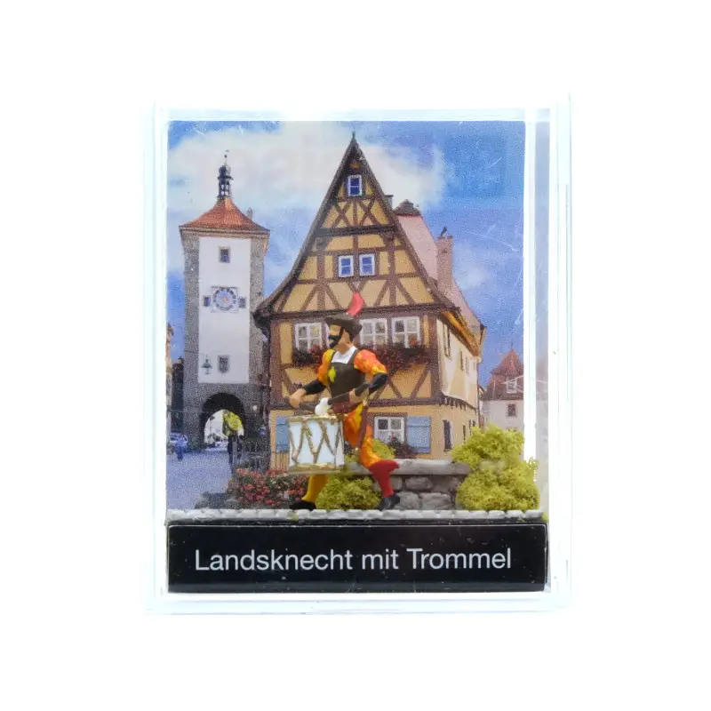 Mercenaire avec tambour - HO 1/87 - PREISER 99504