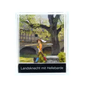 Mercenaire avec hallebarde - HO 1/87 - PREISER 99509