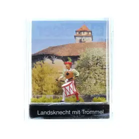 Mercenaire avec tambour - HO 1/87 - PREISER 99505