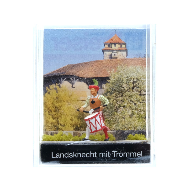 Mercenaire avec tambour - HO 1/87 - PREISER 99505