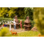 Barbecues (x2) - échelle HO 1/87 - FALLER 180015