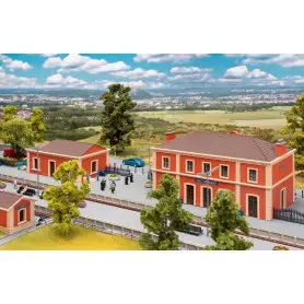 Ensemble de la gare de Reichenweier - HO 1/87 - FALLER 110147