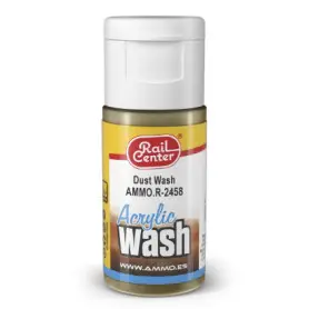 Wash acrylique poussière Rail Center 15 ml - AMMO R-2458