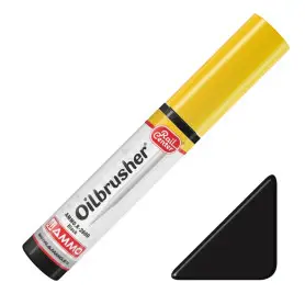 Oilbrusher noir Rail Center - peinture à l'huile avec applicateur 10 ml - AMMO R-2600