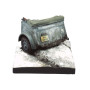 Base diorama résine à peindre Kübelwagen 5x5 cm - 1/35 - VALLEJO SC007