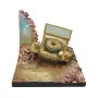 Base diorama résine à peindre avant Kübelwagen 7x7 cm - 1/35 - VALLEJO SC008
