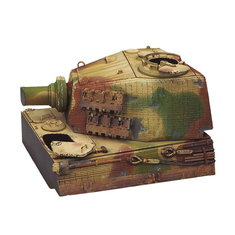 Base pour diorama tourelle King Tiger 7x8 cm - 1/35 - VALLEJO SC011