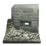 Base pour diorama Bunker Seconde Guerre Mondiale 8x8 cm - 1/35 - VALLEJO SC012