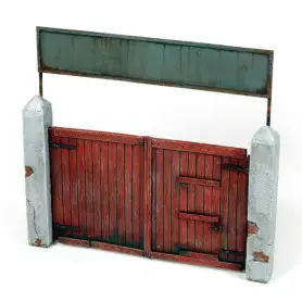 Portail à peindre 15 x 15 cm - 1/35 - VALLEJO SC006