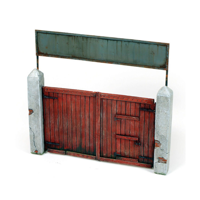 Portail à peindre 15 x 15 cm - 1/35 - VALLEJO SC006