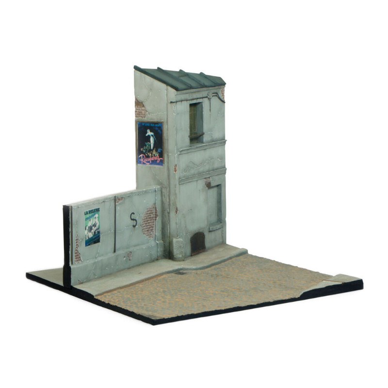 Base diorama Rue française 24 x 23 x 21 cm - 1/35 - VALLEJO SC108