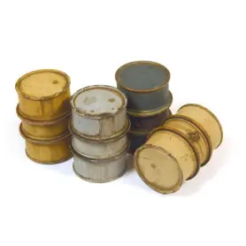 Fûts de carburant allemands Set n° 1 - 1/35 - VALLEJO SC201