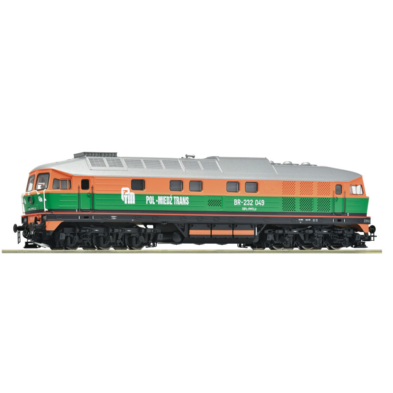 Locomotive diesel BR-232 049, PMT ép. V - VI - digital son - HO 1/87 - ROCO 7310081