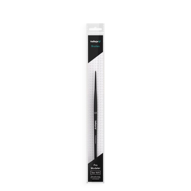 Pinceau Vallejo Pro Modeler Rond Poils Naturels N° 10/0 - VALLEJO B01100